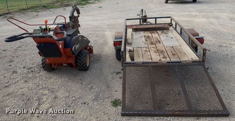 image for item NV9036 2006 Ditch Witch 1330 trencher with trailer