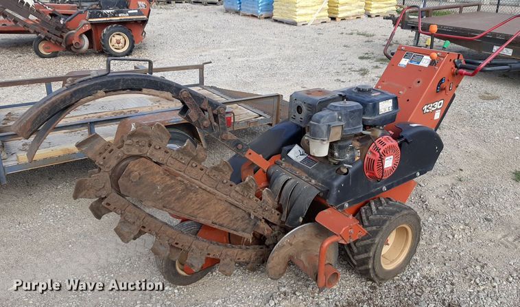 image for item NV9036 2006 Ditch Witch 1330 trencher with trailer