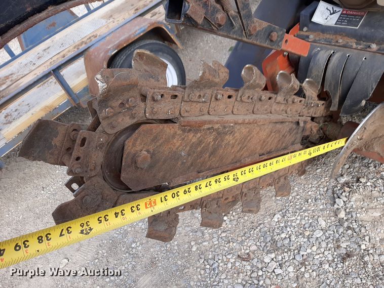 image for item NV9036 2006 Ditch Witch 1330 trencher with trailer