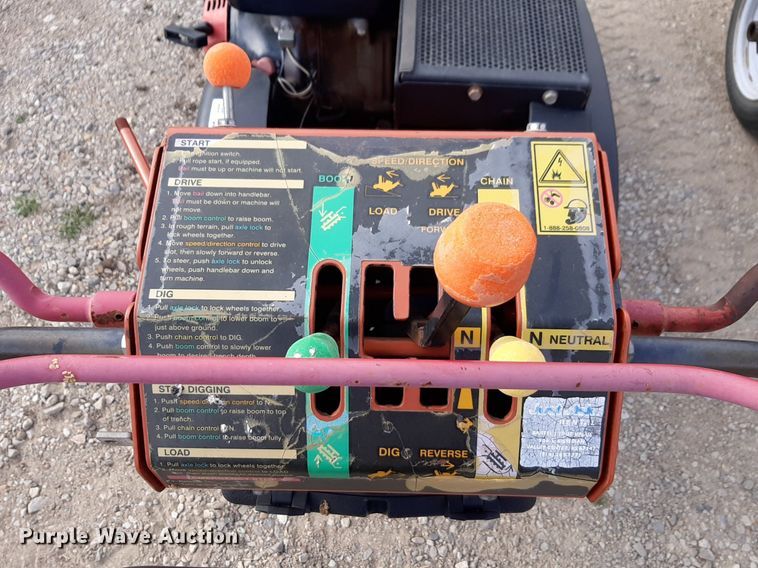 image for item NV9036 2006 Ditch Witch 1330 trencher with trailer