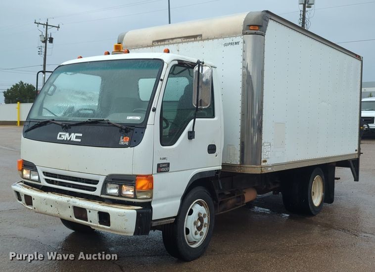 image for item NZ9549 1998 GMC W4500 box truck