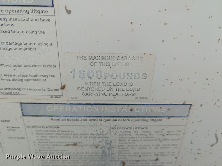 image for item NZ9549 1998 GMC W4500 box truck