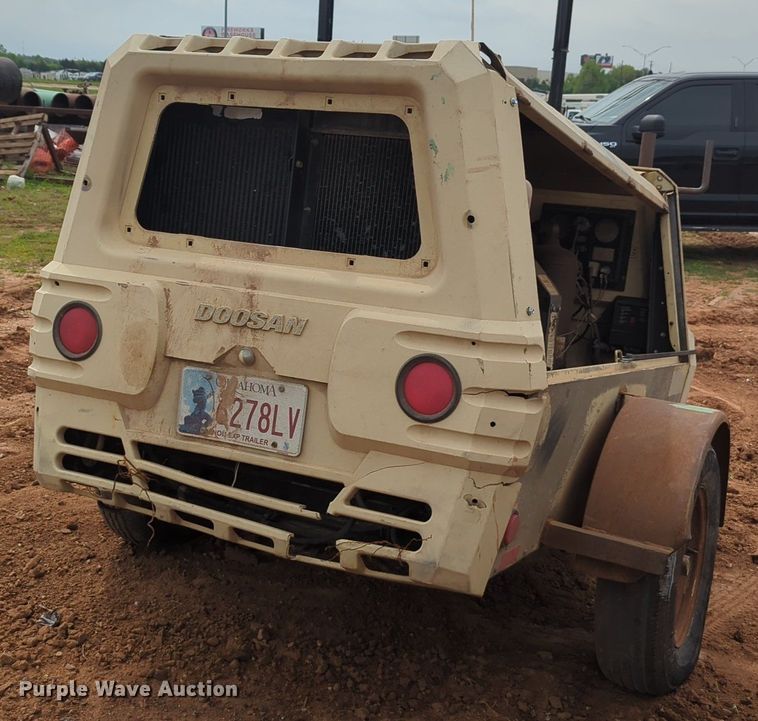 image for item NZ9567 2013 Doosan P185WYM-1-J air compressor