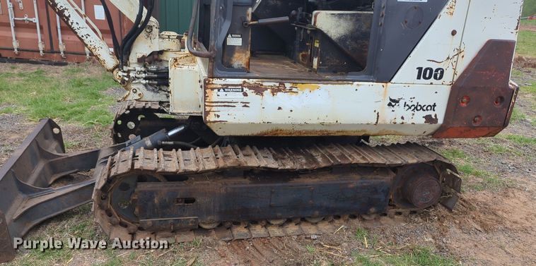 image for item NZ9600 1989 Bobcat 100 mini excavator