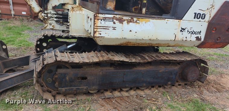 image for item NZ9600 1989 Bobcat 100 mini excavator