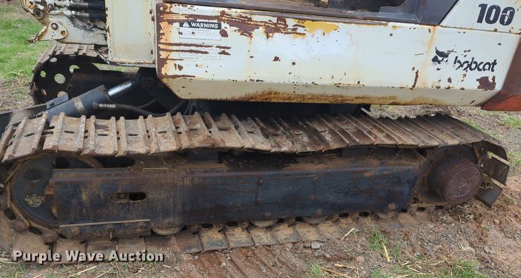 image for item NZ9600 1989 Bobcat 100 mini excavator