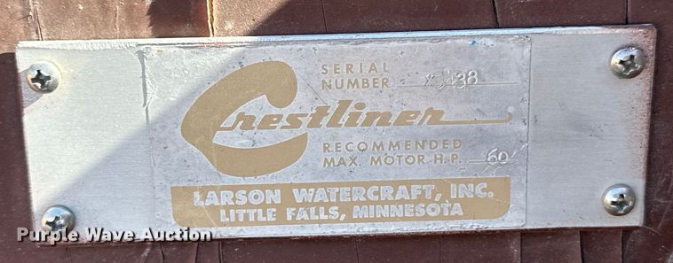 image for item OE9045 1958 Crestliner boat