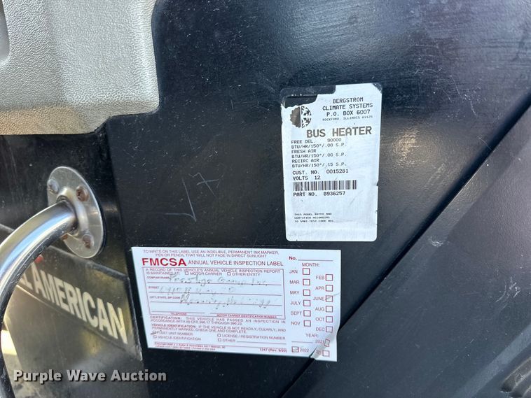 image for item OE9075 2006 Blue Bird All American  school bus