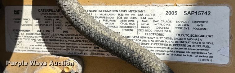 image for item OE9075 2006 Blue Bird All American  school bus