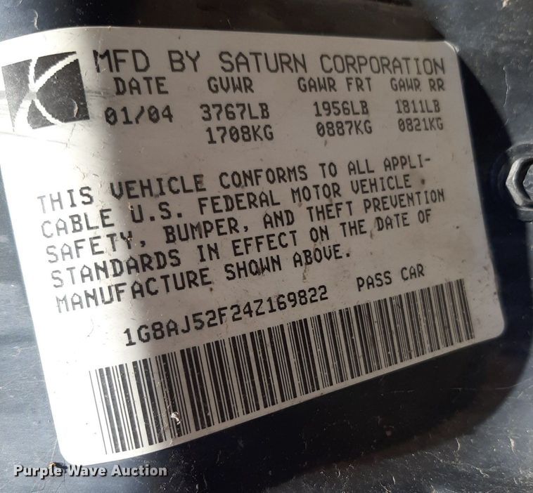 image for item OF9673 2004 Saturn  Ion 