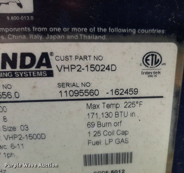 image for item OF9687 Landa VHP2-15024D pressure washer