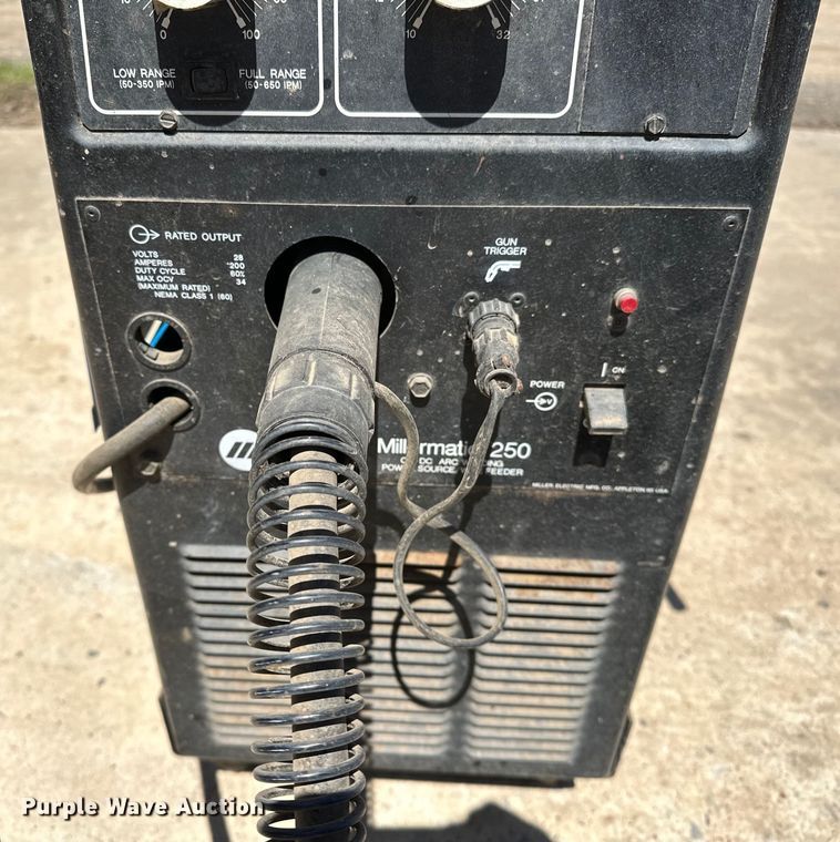 image for item OM9473 Miller Millermatic 250 welder