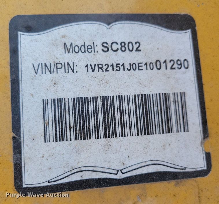 image for item DG0589 2014 Vermeer SC802 stump grinder