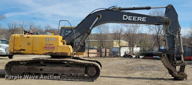 image for item DG0593 2010 John Deere 270D LC excavator