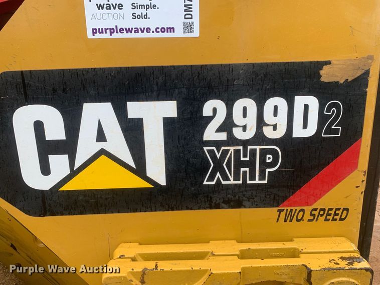 image for item DM7792 2016 Caterpillar 299D2 XHP tracked skid steer loader