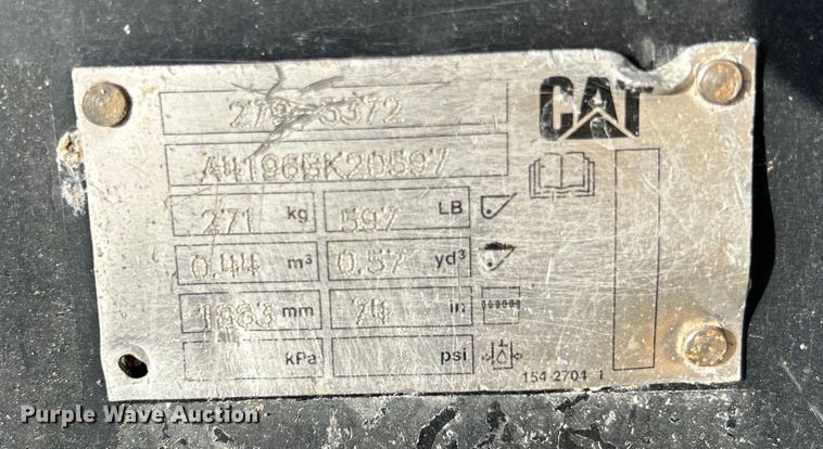 image for item DO1005 2018 Caterpillar 272D2 skid steer loader