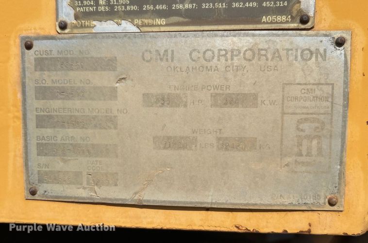 image for item DO1011 2002 Terex TR4503 cold planer