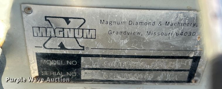 image for item DO1071 Magnum X Supermag Special 26  concrete saw