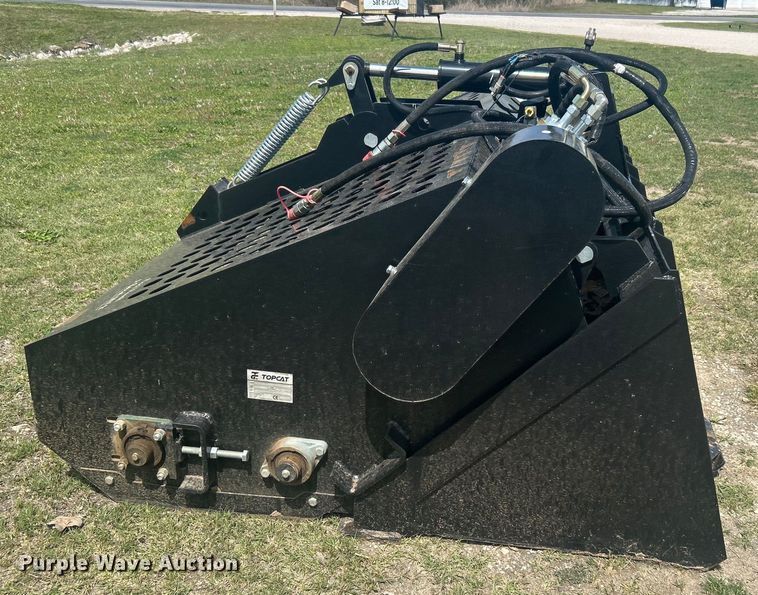 image for item DO1077 2022 TopCat  ECSSLR72 skid steer landscape rake