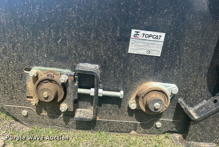 image for item DO1077 2022 TopCat  ECSSLR72 skid steer landscape rake