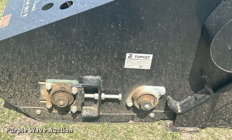 image for item DO1077 2022 TopCat  ECSSLR72 skid steer landscape rake