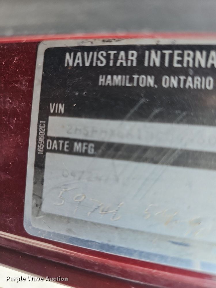 image for item DP0823 1991 International 9400 dump truck