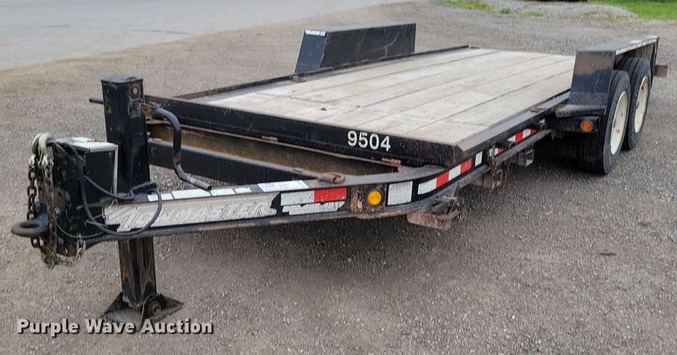 image for item DP1324 2007 Towmaster T-14T tilt deck equipment trailer
