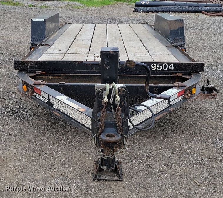 image for item DP1324 2007 Towmaster T-14T tilt deck equipment trailer