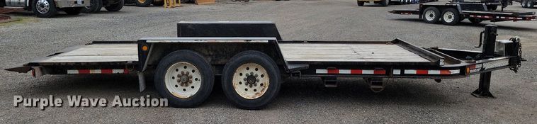 image for item DP1324 2007 Towmaster T-14T tilt deck equipment trailer