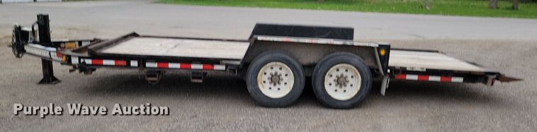image for item DP1324 2007 Towmaster T-14T tilt deck equipment trailer