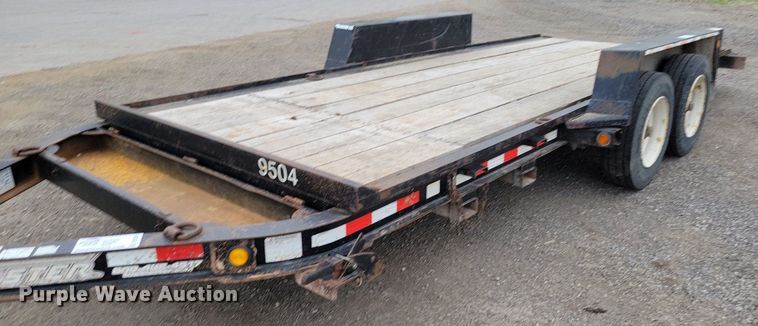 image for item DP1324 2007 Towmaster T-14T tilt deck equipment trailer
