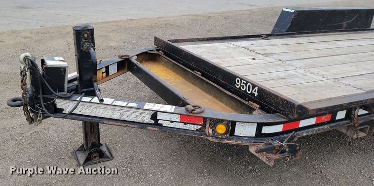 image for item DP1324 2007 Towmaster T-14T tilt deck equipment trailer