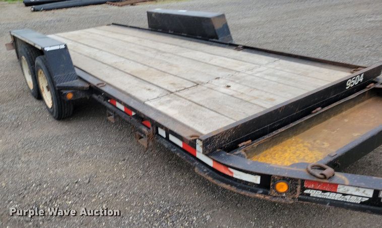 image for item DP1324 2007 Towmaster T-14T tilt deck equipment trailer