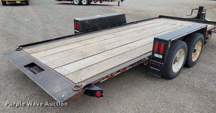image for item DP1324 2007 Towmaster T-14T tilt deck equipment trailer