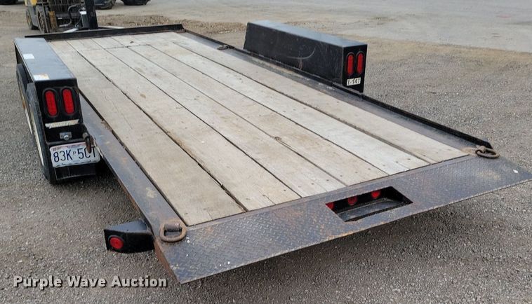 image for item DP1324 2007 Towmaster T-14T tilt deck equipment trailer