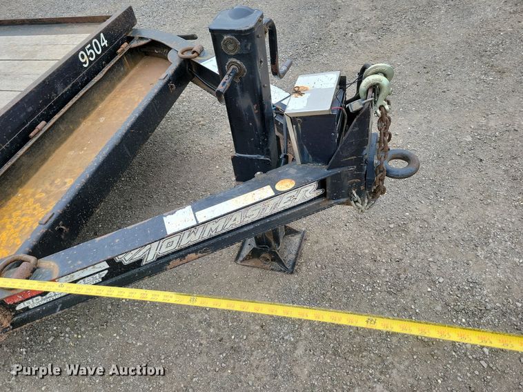 image for item DP1324 2007 Towmaster T-14T tilt deck equipment trailer