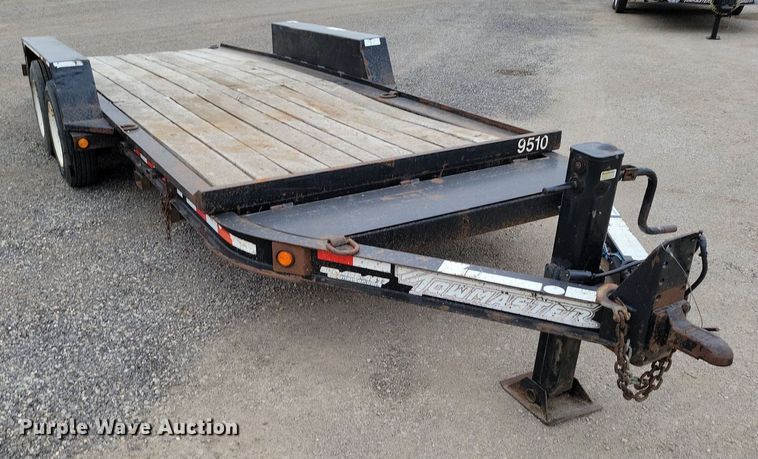 image for item DP1326 2008 Towmaster T-14T tilt deck equipment trailer