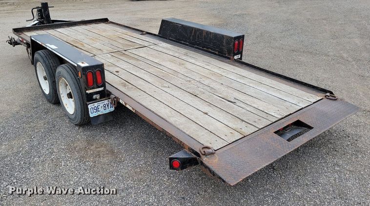 image for item DP1326 2008 Towmaster T-14T tilt deck equipment trailer