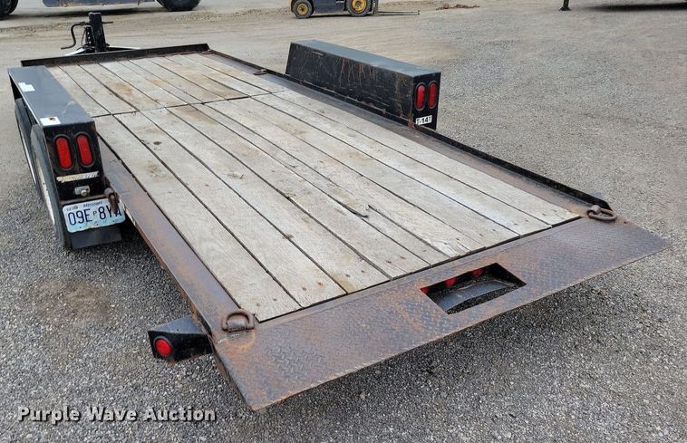 image for item DP1326 2008 Towmaster T-14T tilt deck equipment trailer