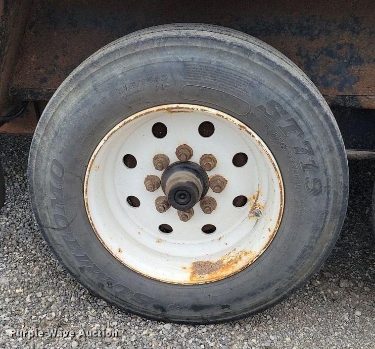 image for item DP1326 2008 Towmaster T-14T tilt deck equipment trailer