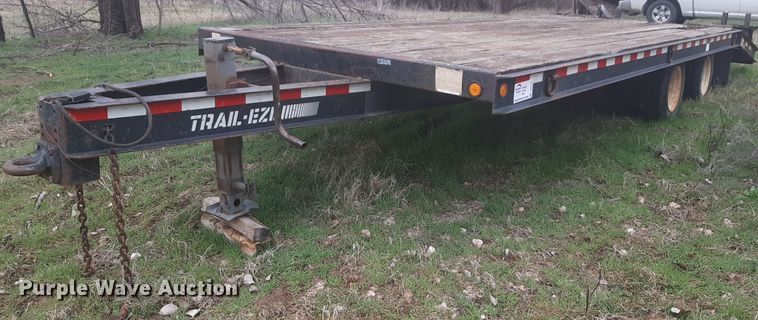 image for item DP2712 2001 Dakota MFG Trail-Eze DL10R24 equipment trailer