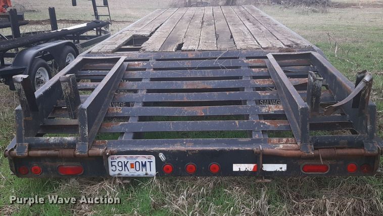 image for item DP2712 2001 Dakota MFG Trail-Eze DL10R24 equipment trailer