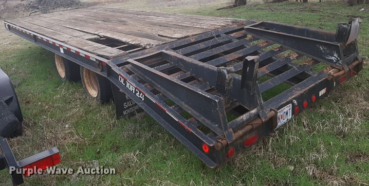 image for item DP2712 2001 Dakota MFG Trail-Eze DL10R24 equipment trailer