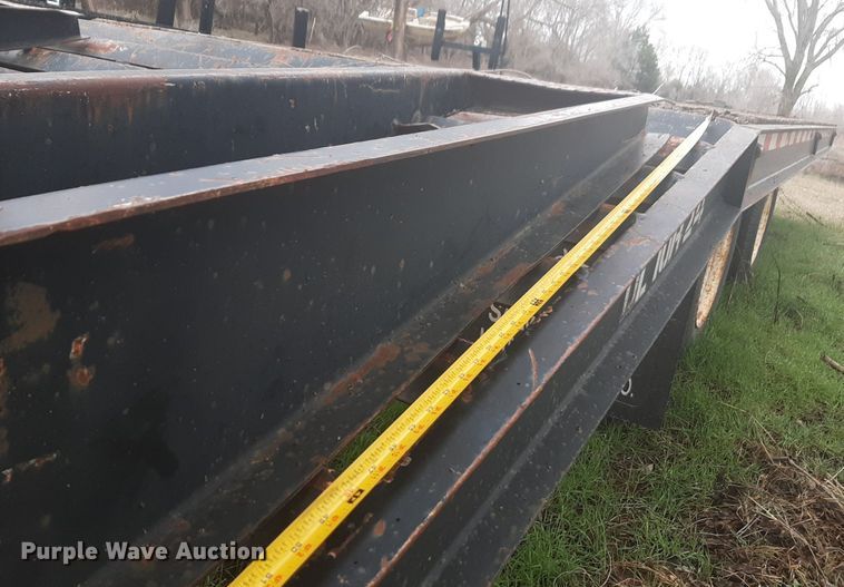 image for item DP2712 2001 Dakota MFG Trail-Eze DL10R24 equipment trailer