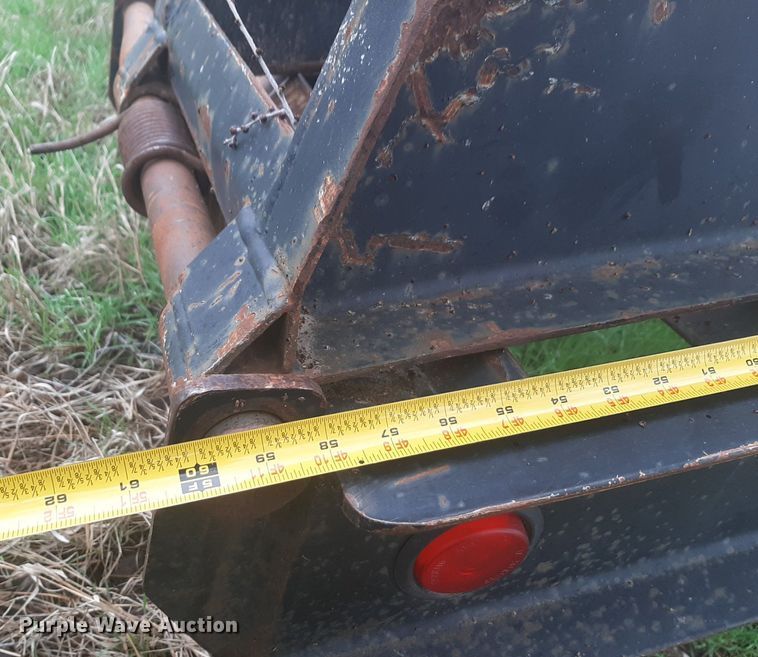 image for item DP2712 2001 Dakota MFG Trail-Eze DL10R24 equipment trailer