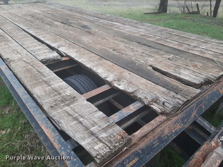 image for item DP2712 2001 Dakota MFG Trail-Eze DL10R24 equipment trailer