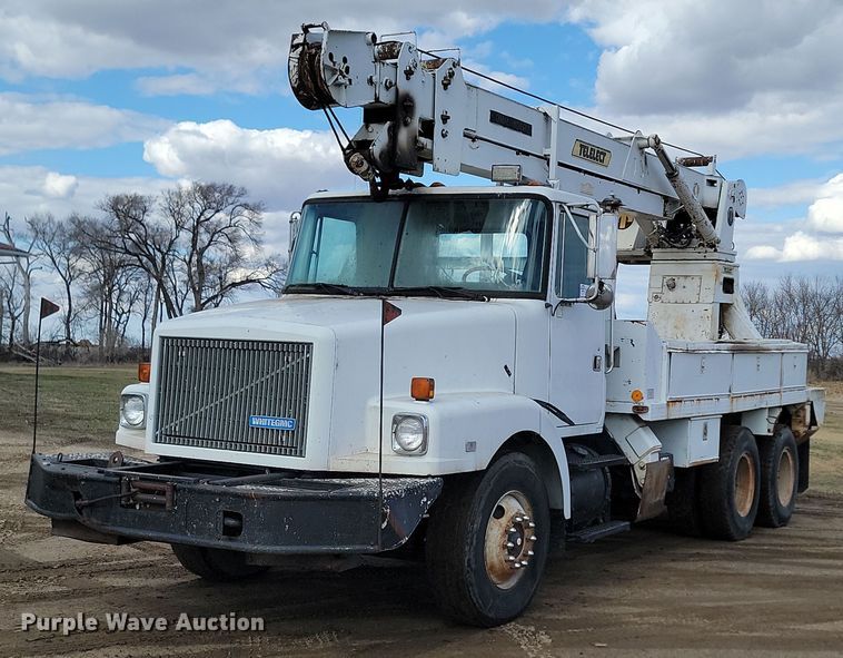 image for item DP5677 1992 White GMC  WG crane truck
