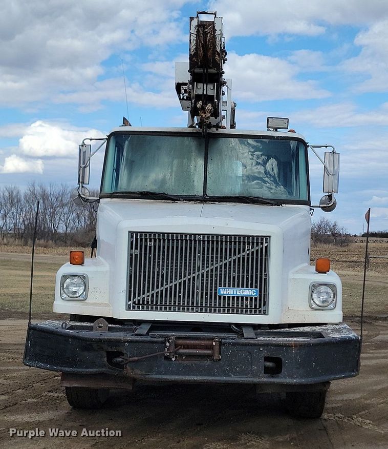 image for item DP5677 1992 White GMC  WG crane truck
