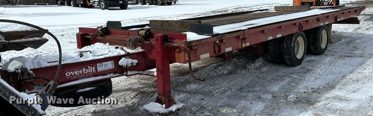 image for item DQ0624 2006 Overbilt tilt deck equipment trailer