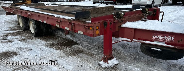 image for item DQ0624 2006 Overbilt tilt deck equipment trailer